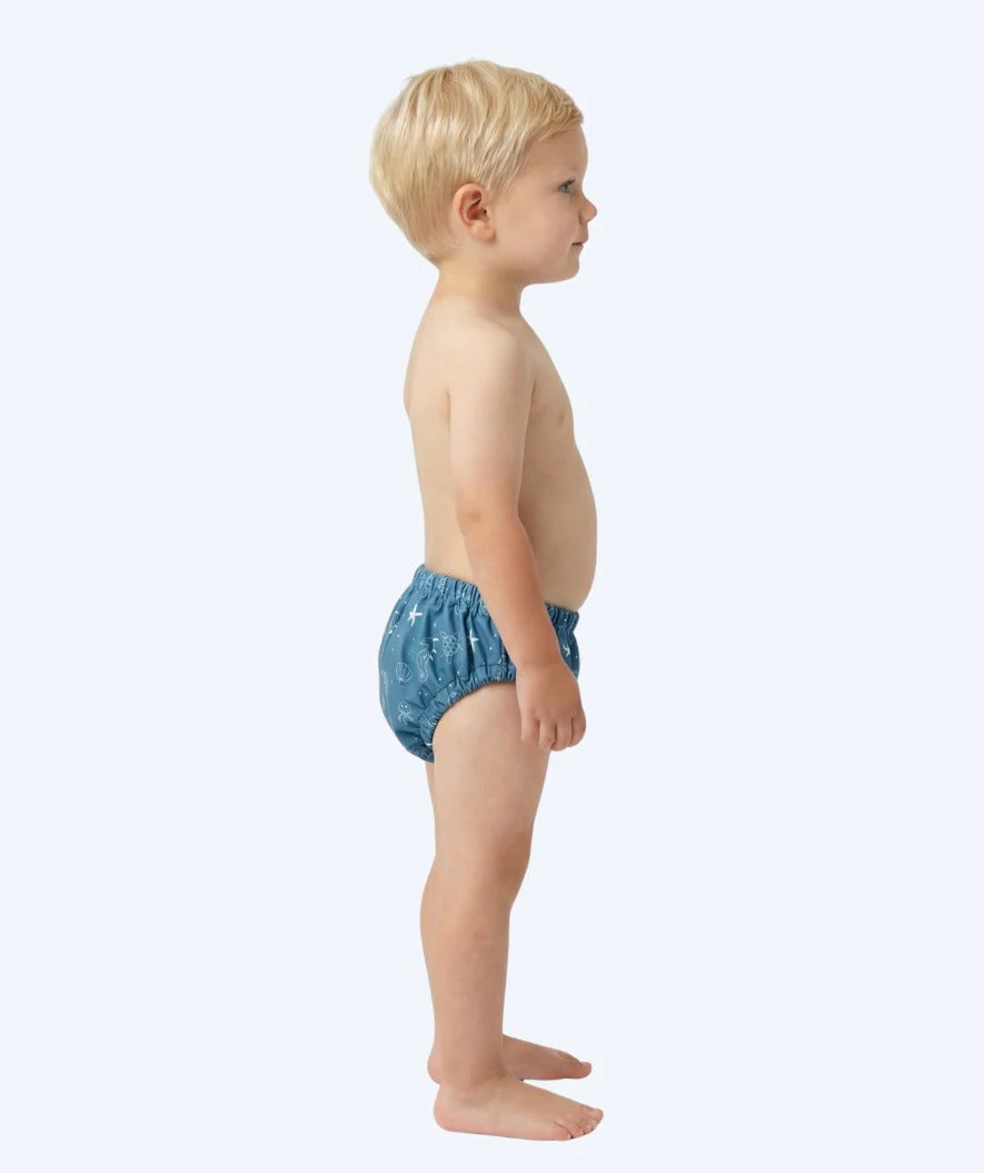 Watery swim nappies for kids - Foss Lining Nappy - Atlantic Blue - Image 3