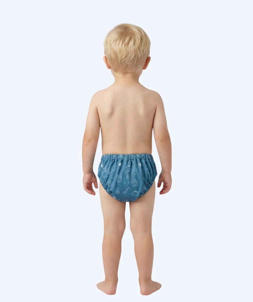 Watery swim nappies for kids - Foss Lining Nappy - Atlantic Blue - Image 7