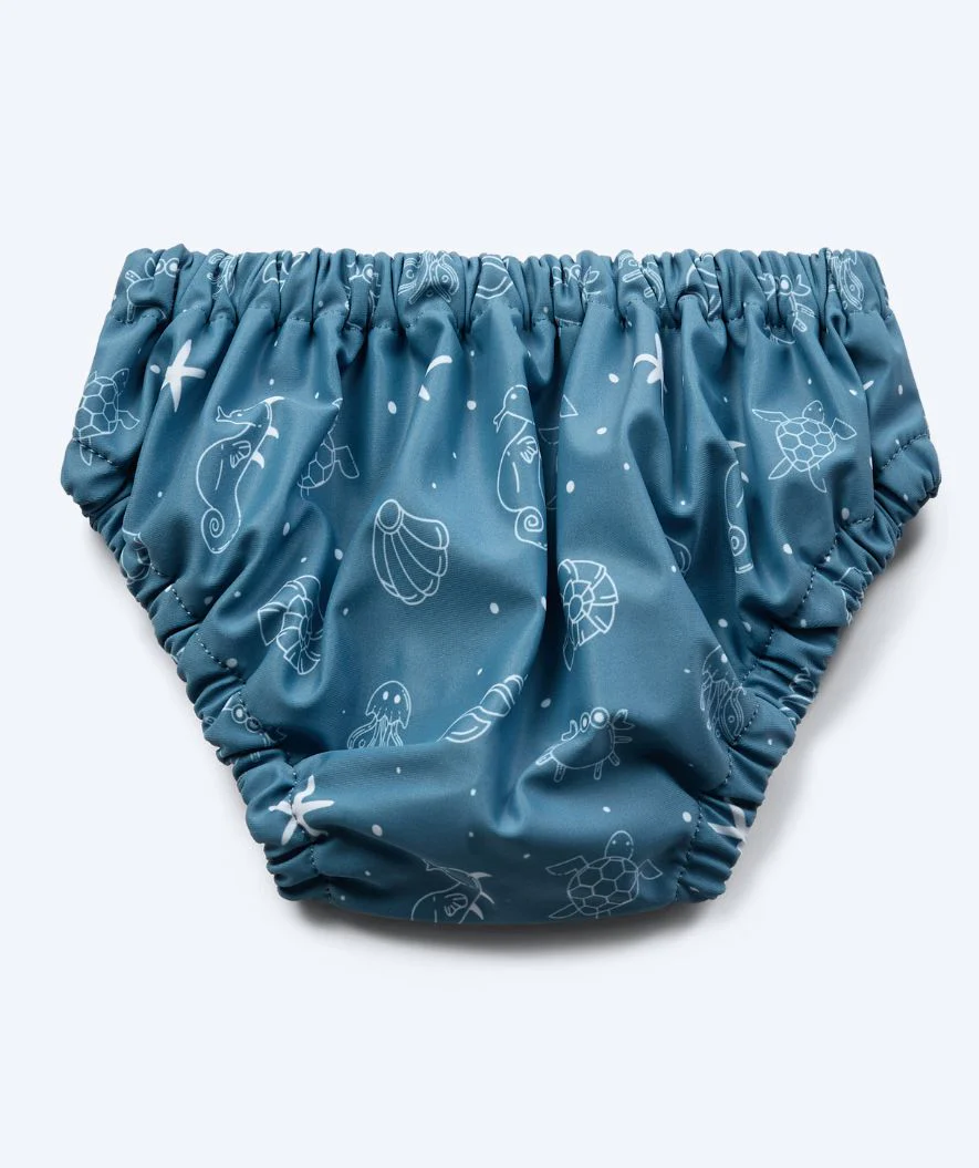 Watery swim nappies for kids - Foss Lining Nappy - Atlantic Blue - Image 8