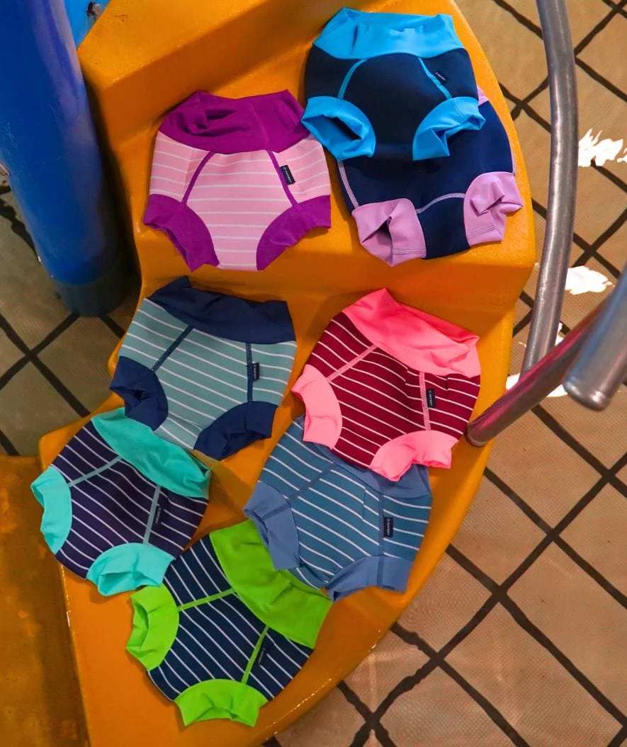 Watery swim nappies for kids - Neoprene Swim Nappy - Atlantic Blue - Image 7