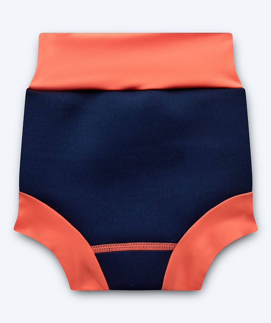 Watery swim nappies for kids - Neoprene Swim Nappy - Atlantic Orange - Image 2