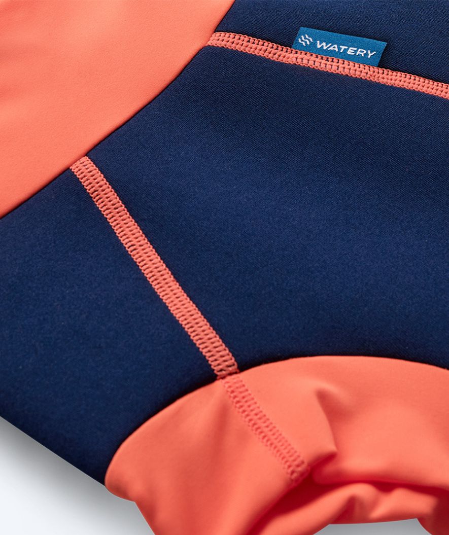 Watery swim nappies for kids - Neoprene Swim Nappy - Atlantic Orange - Image 3