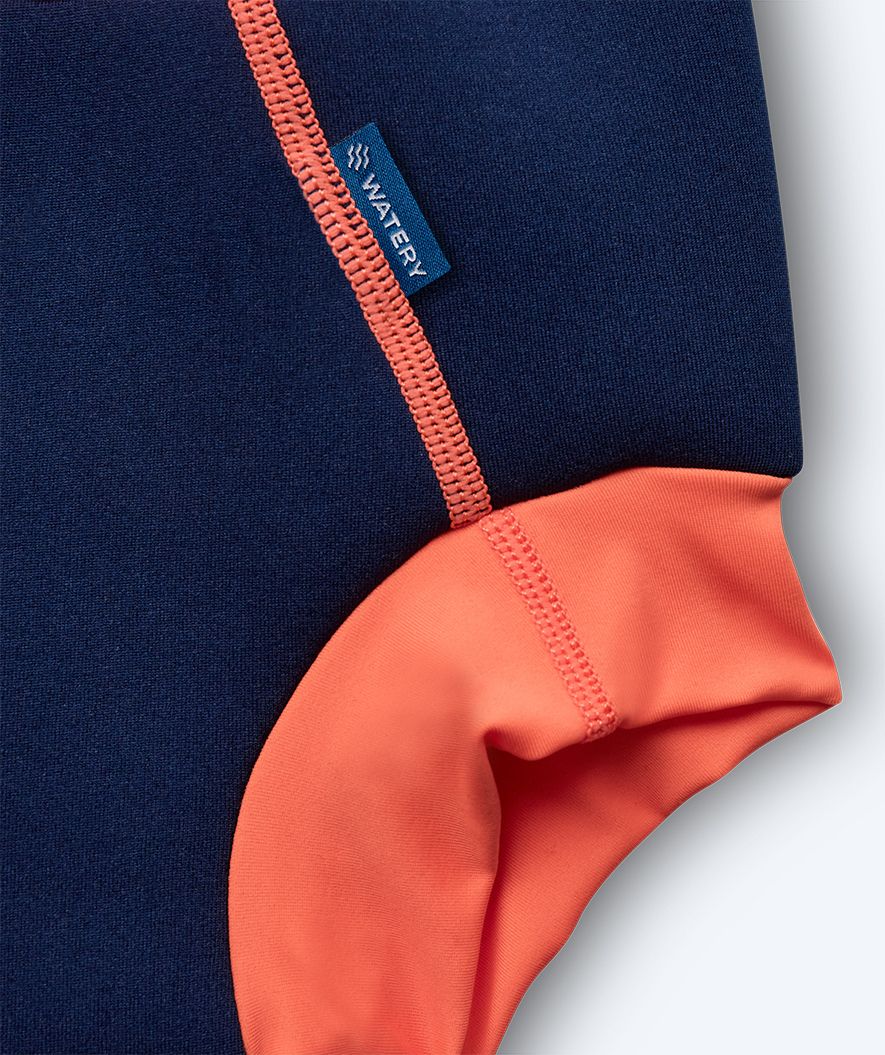 Watery swim nappies for kids - Neoprene Swim Nappy - Atlantic Orange - Image 6