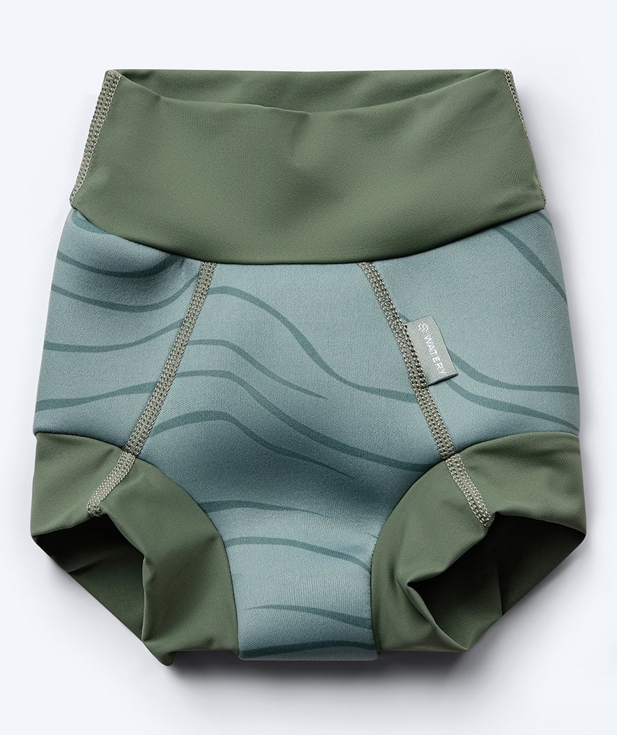 Watery swim nappies for kids - Neoprene Swim Nappy - Fjord Green
