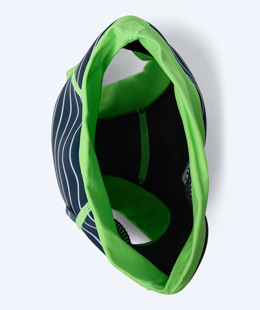 Watery swim nappies for kids - Neoprene Swim Nappy - Green Stripes - Image 11