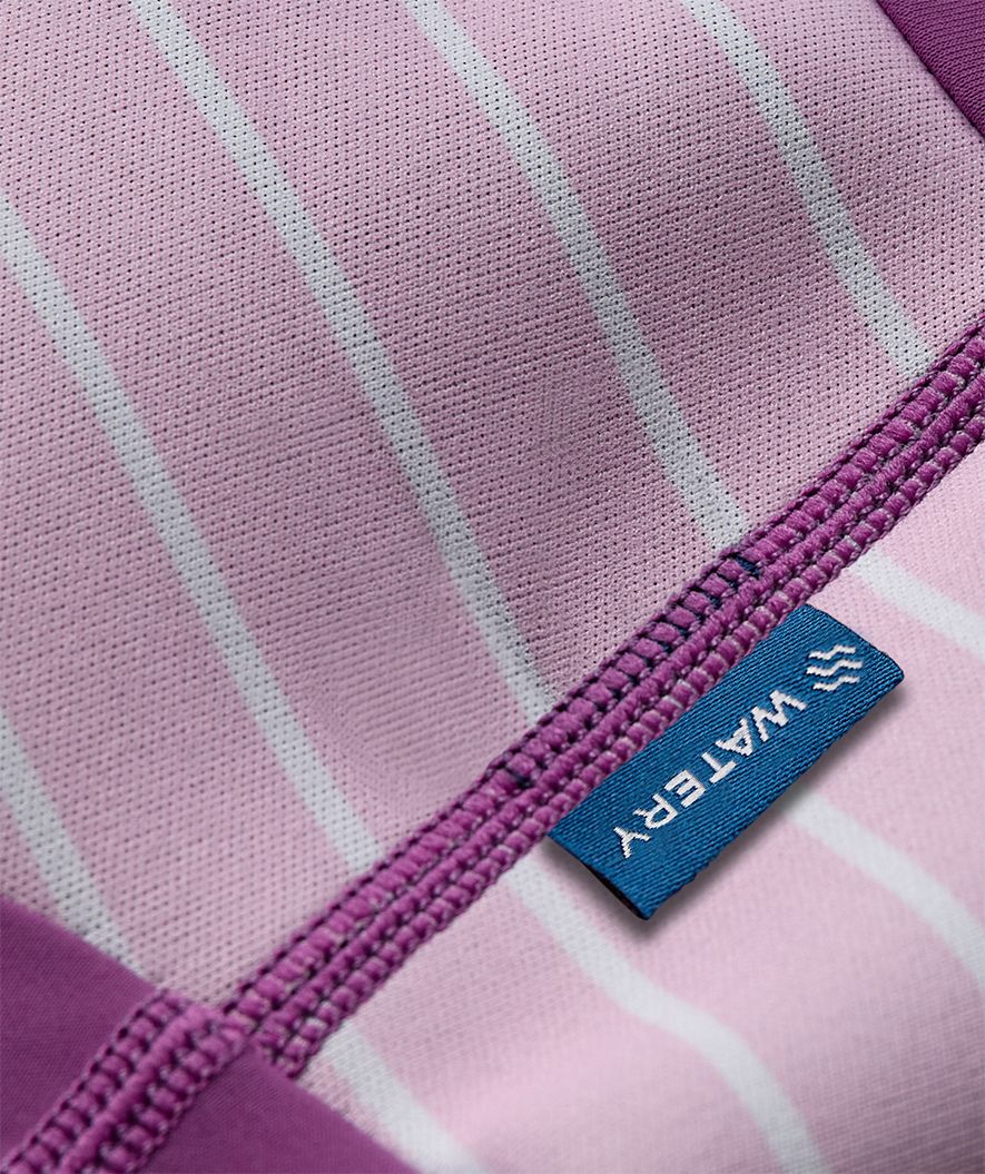 Watery swim nappies for kids - Neoprene Swim Nappy - Purple Stripes - Image 6