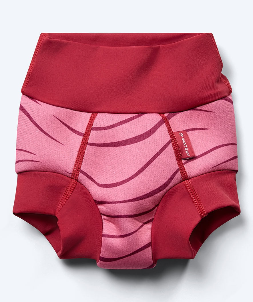 Watery swim nappies for kids - Neoprene Swim Nappy - Fjord Red