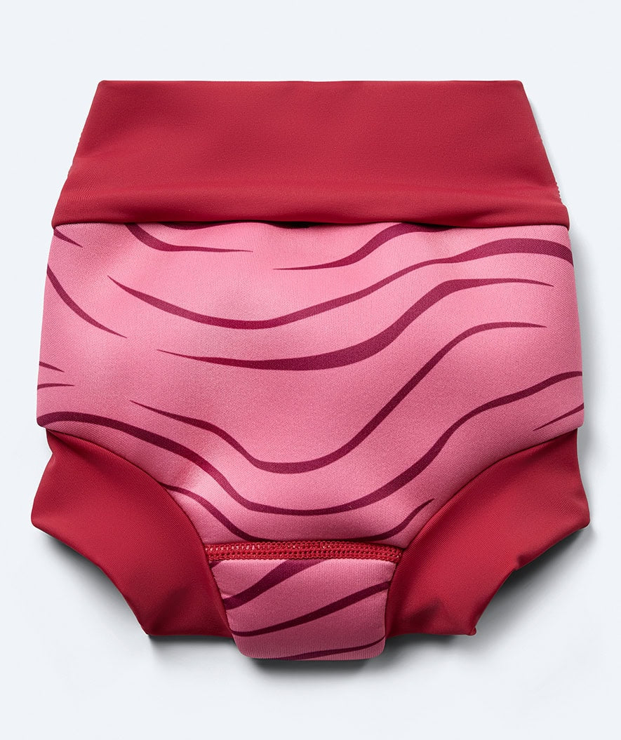 Watery swim nappies for kids - Neoprene Swim Nappy - Fjord Red - Image 2