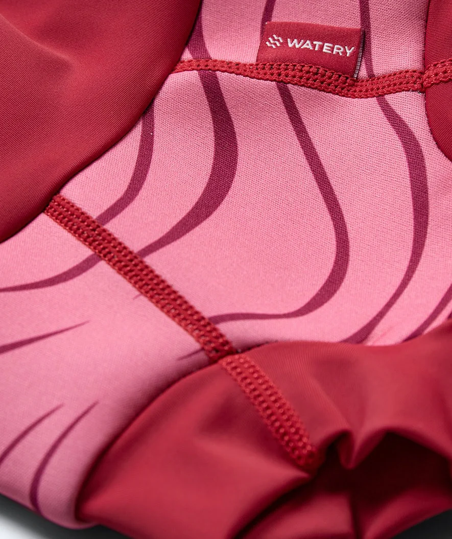 Watery swim nappies for kids - Neoprene Swim Nappy - Fjord Red - Image 3