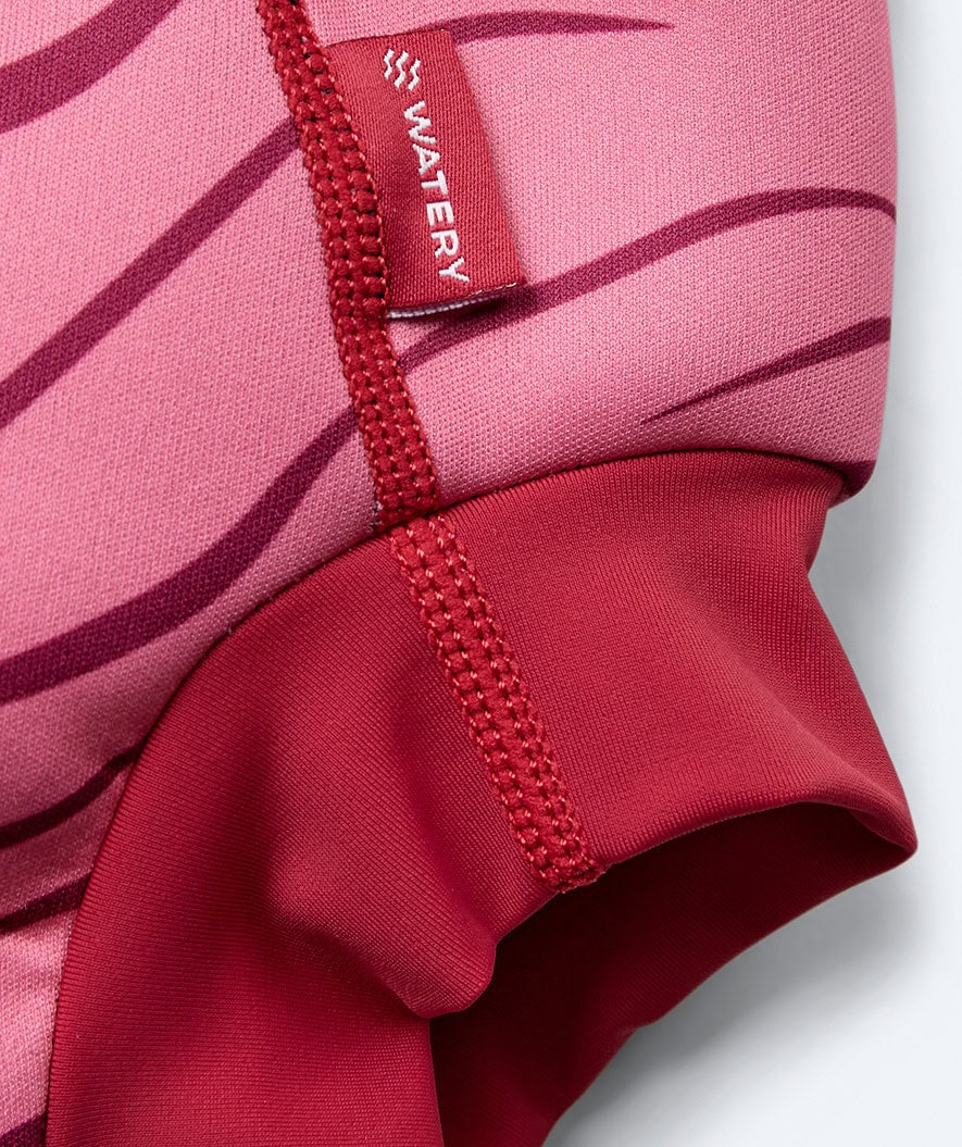 Watery swim nappies for kids - Neoprene Swim Nappy - Fjord Red - Image 5