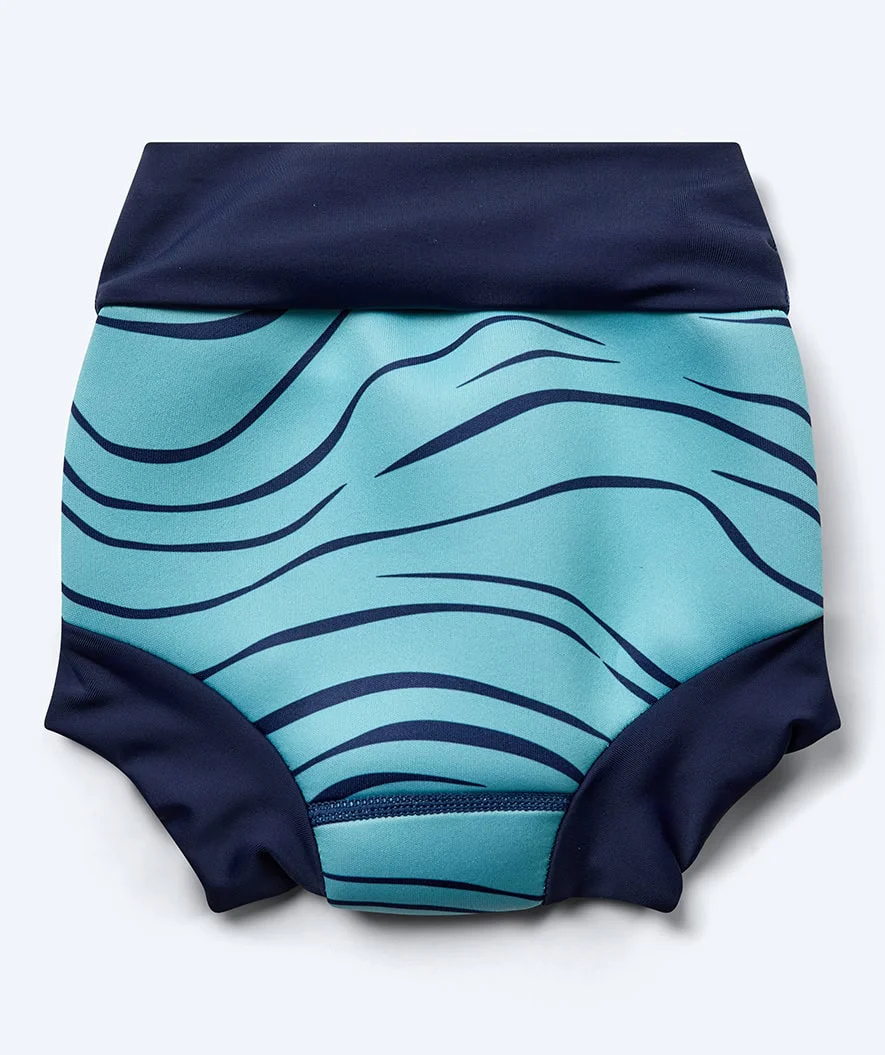 Watery swim nappies for kids - Neoprene Swim Nappy - Turquoise - Image 2