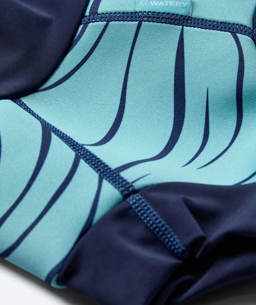 Watery swim nappies for kids - Neoprene Swim Nappy - Turquoise - Image 4