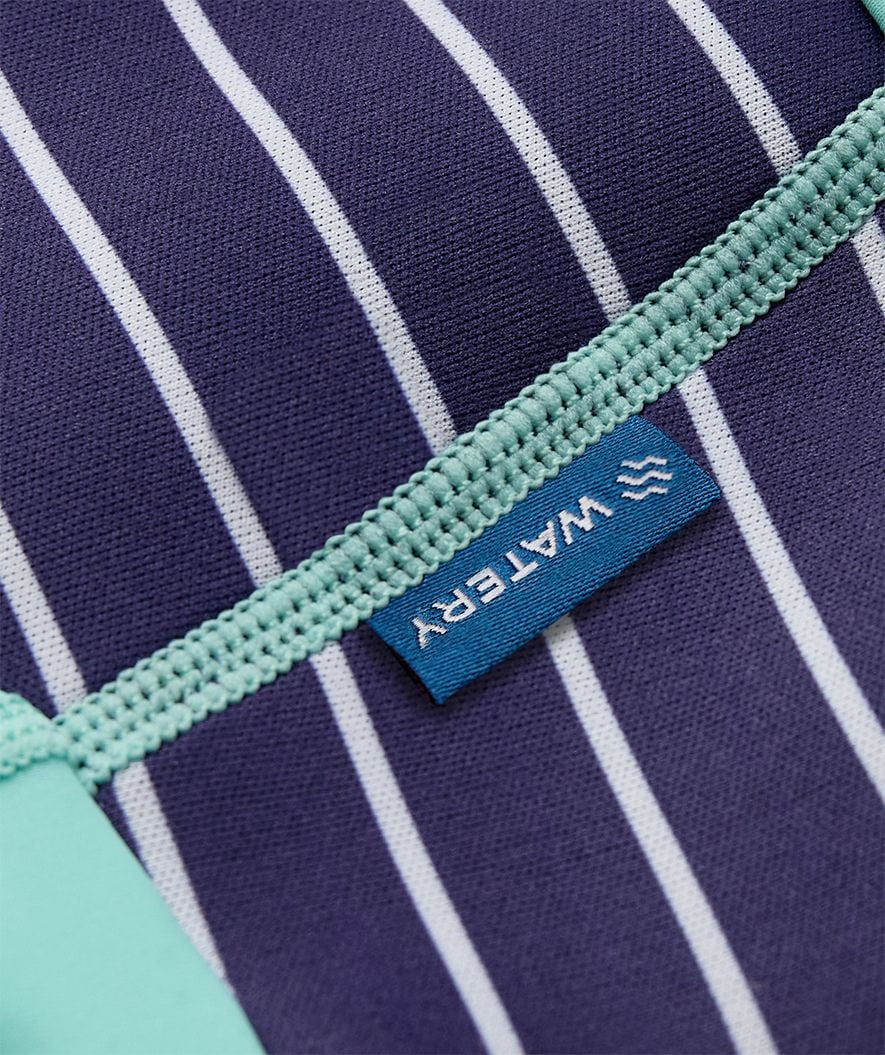 Watery swim nappies for kids - Neoprene Swim Nappy - Turquoise Stripes - Image 9