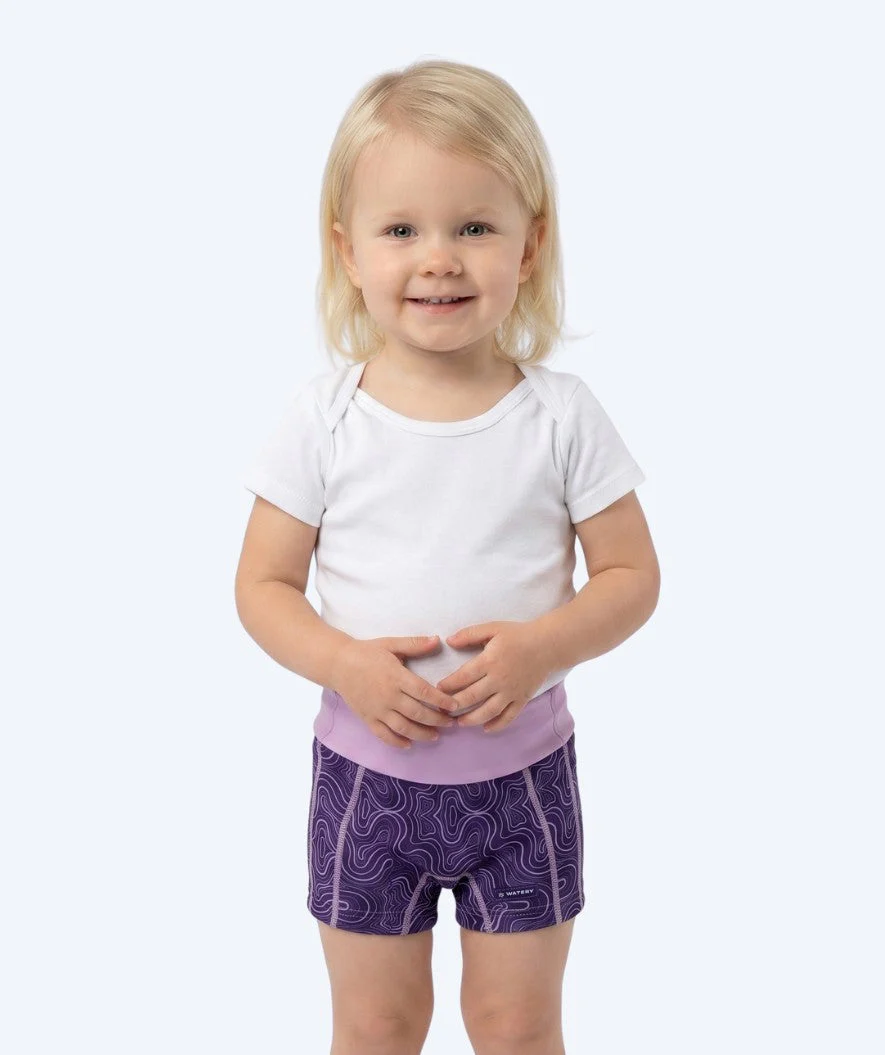 Watery swim nappies for kids - Thetis Youngster - Pink/purple