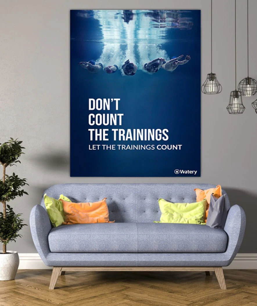 Watery swim poster - Let The Trainings Count - Image 2