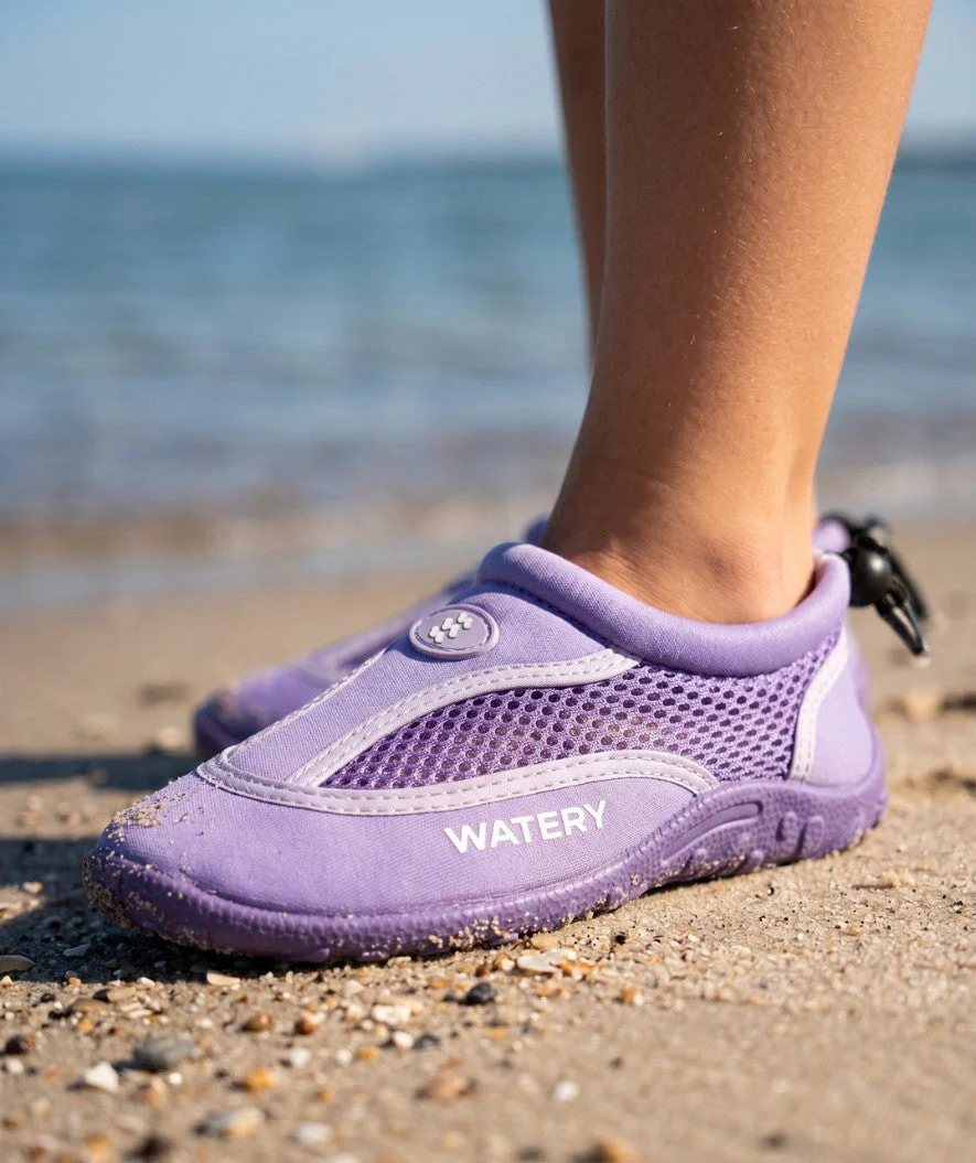 Watery water shoes for kids - Crab - Purple - Image 4