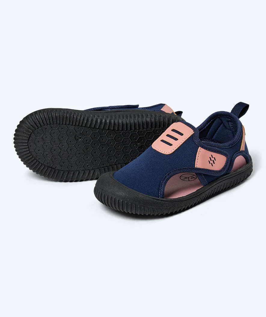 Watery water shoes for kids - Lighthouse - Dark blue/light pink - Image 2