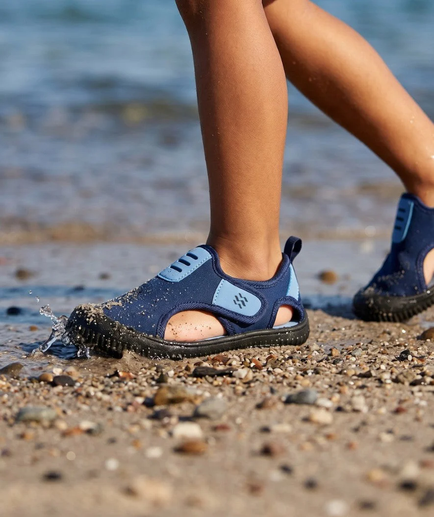 Watery water shoes for kids - Lighthouse - Dark blue/light blue - Image 4