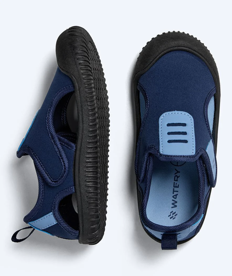 Watery water shoes for kids - Lighthouse - Dark blue/light blue - Image 9