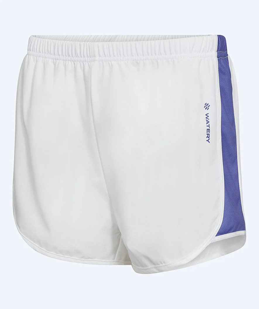 Watery swim shorts for women - Aiko - White - Image 7