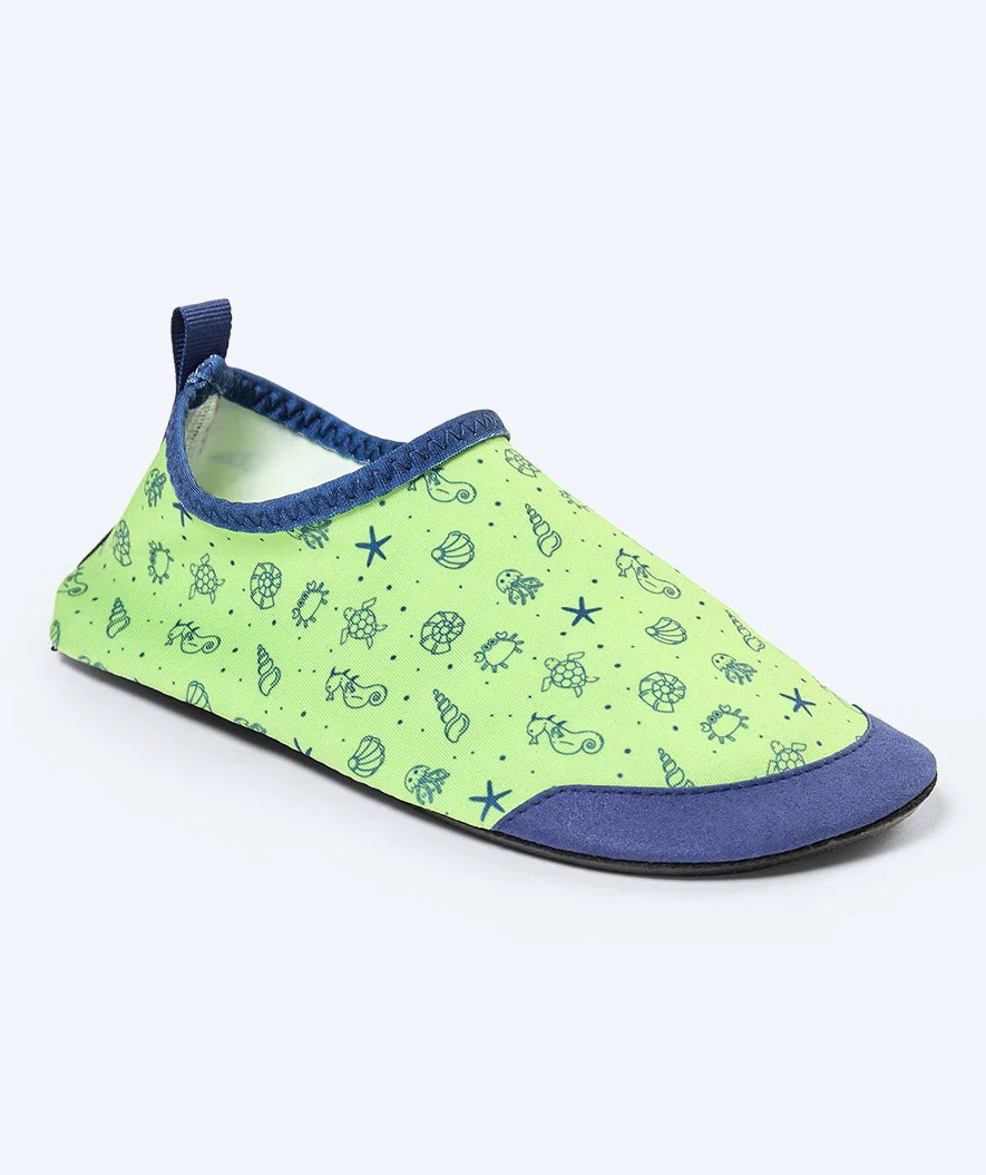 Watery swim socks for kids - Seadon - Atlantic Green - Image 2
