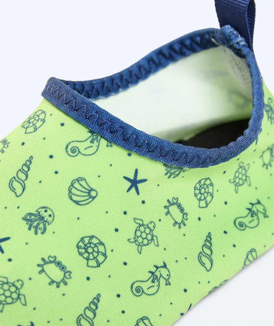 Watery swim socks for kids - Seadon - Atlantic Green - Image 5