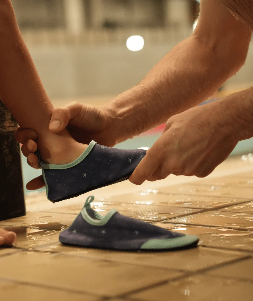 Watery swim socks for kids - Seadon - Atlantic Green - Image 8