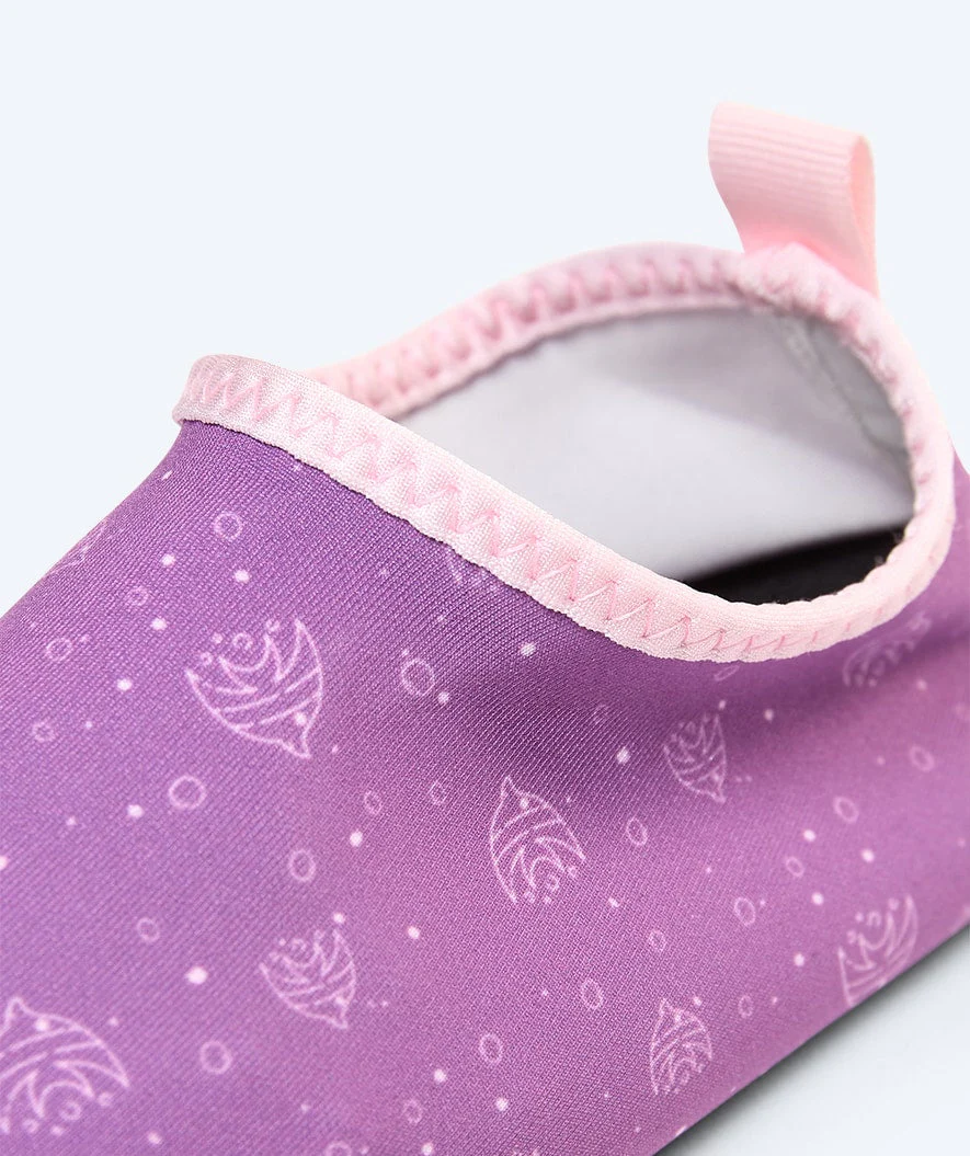 Watery swim socks for kids - Seadon - Atlantic Purple - Image 5