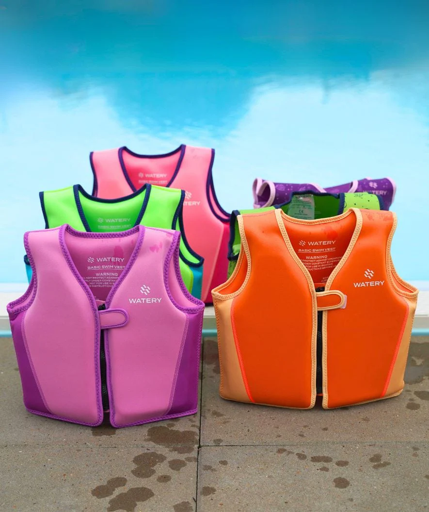 Watery swim vest for kids (2-8) - Basic - Purple - Image 10