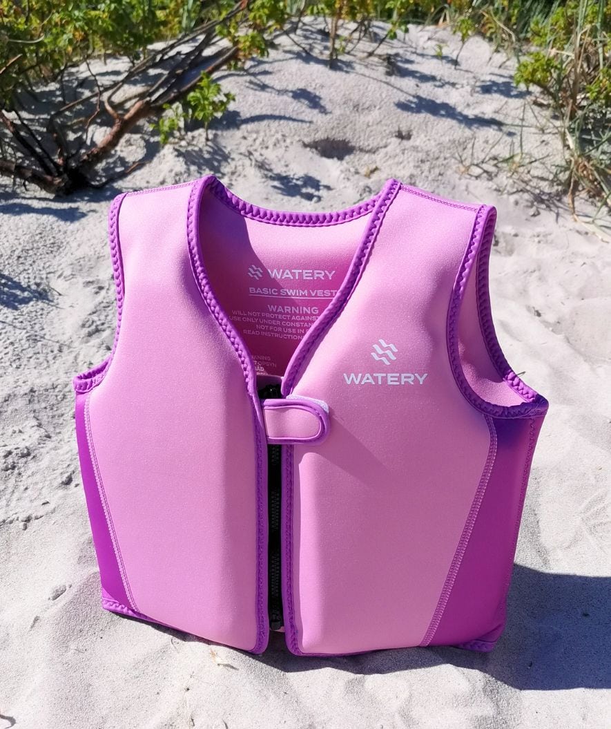 Watery swim vest for kids (2-8) - Basic - Purple - Image 9