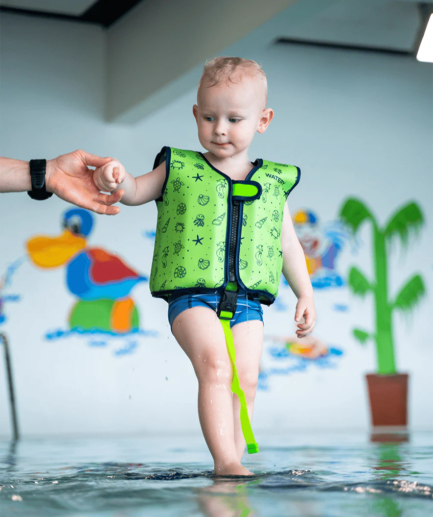 Watery swim vest for kids (1-6) - Splashy - Purple - Image 11