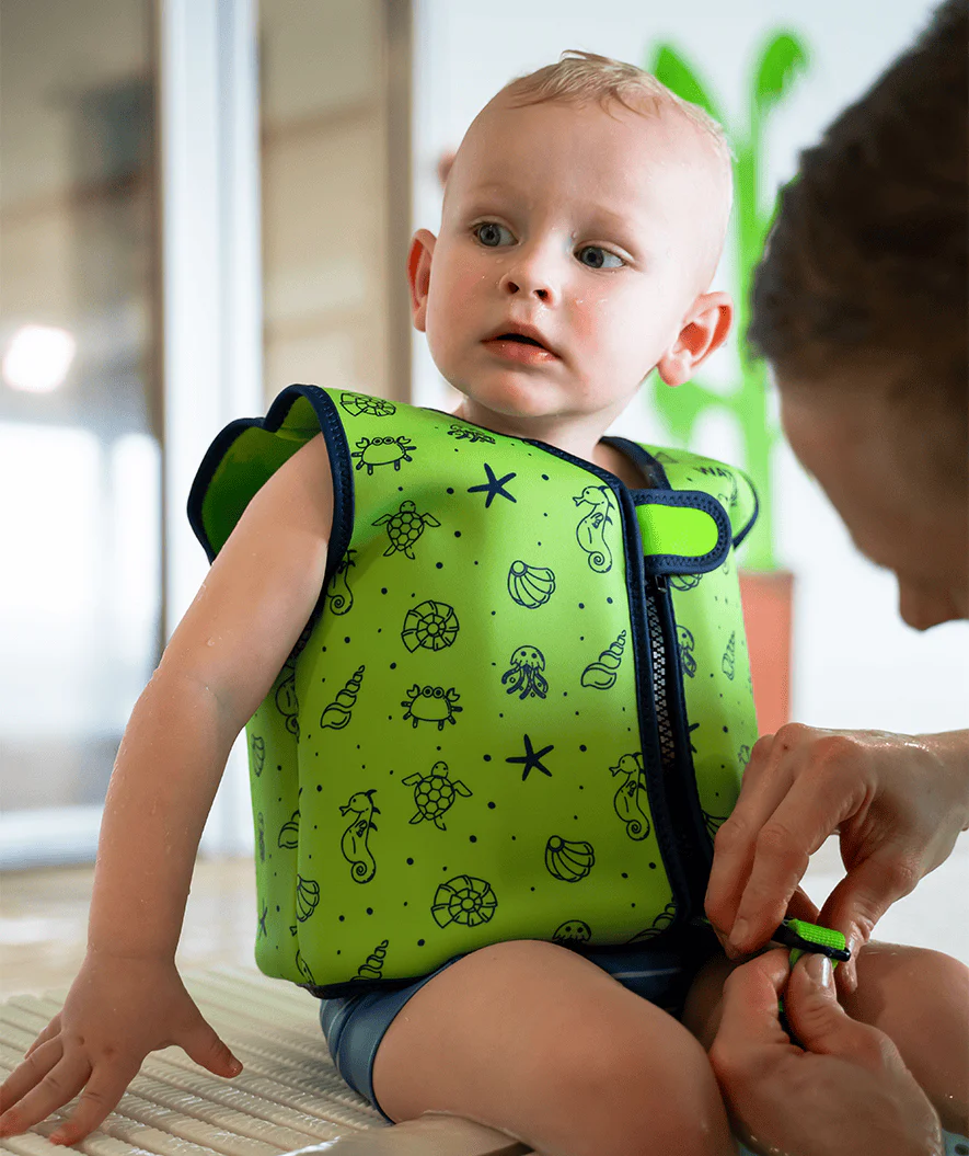Watery swim vest for kids (1-6) - Splashy - Purple - Image 15
