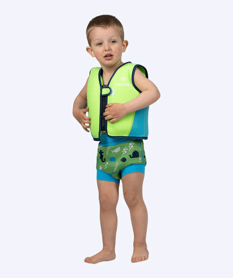 Watery swim vest for kids (2-8) - Basic - Green - Image 10