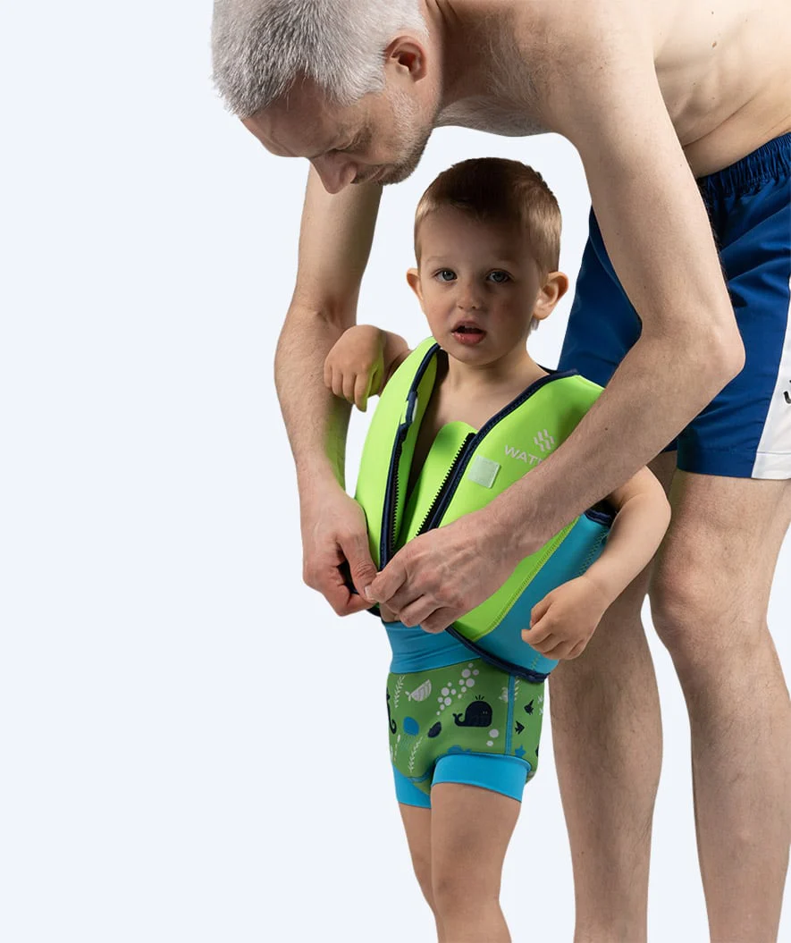 Watery swim vest for kids (2-8) - Basic - Green - Image 11