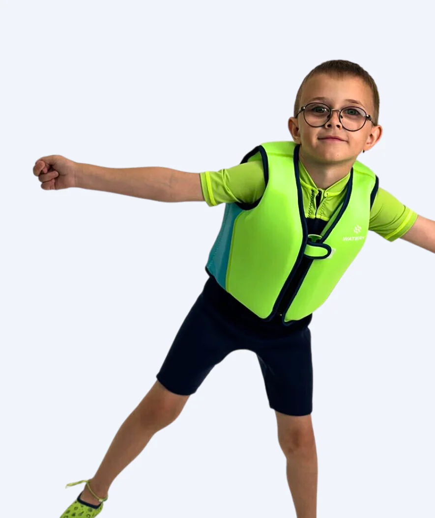 Watery swim vest for kids (2-8) - Basic - Green - Image 14