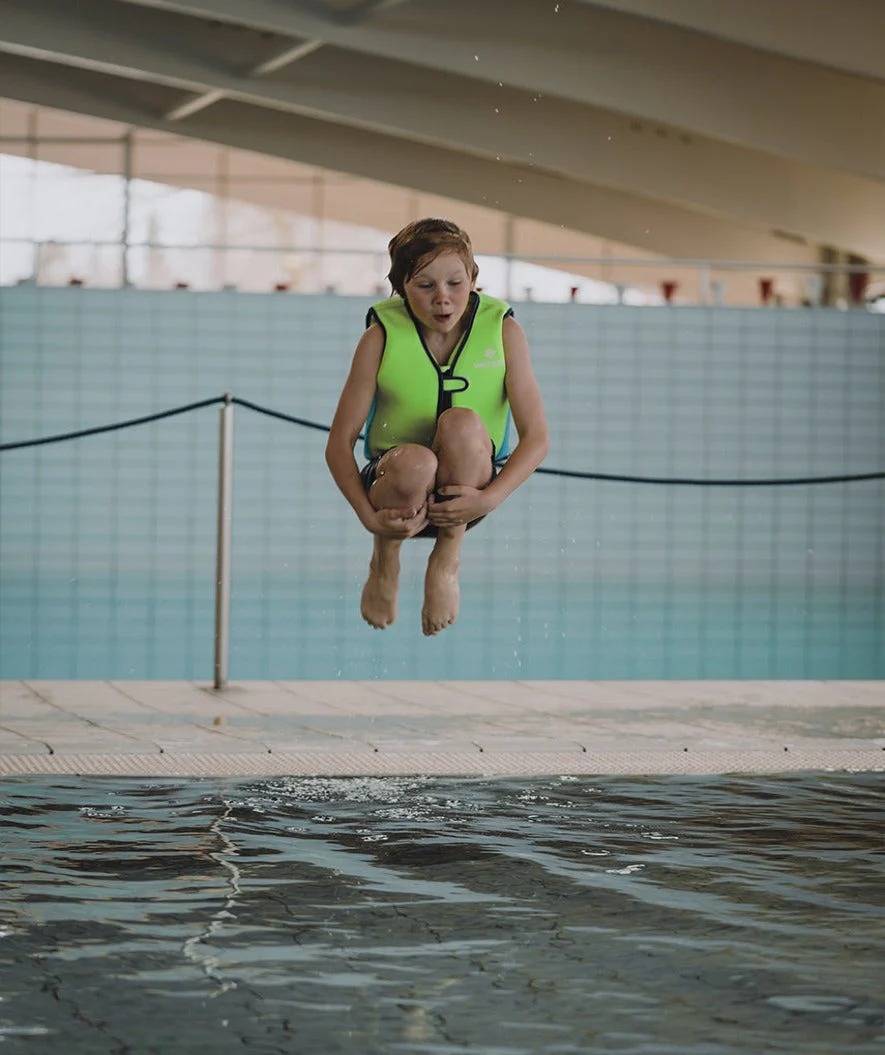 Watery swim vest for kids (2-8) - Basic - Green - Image 15