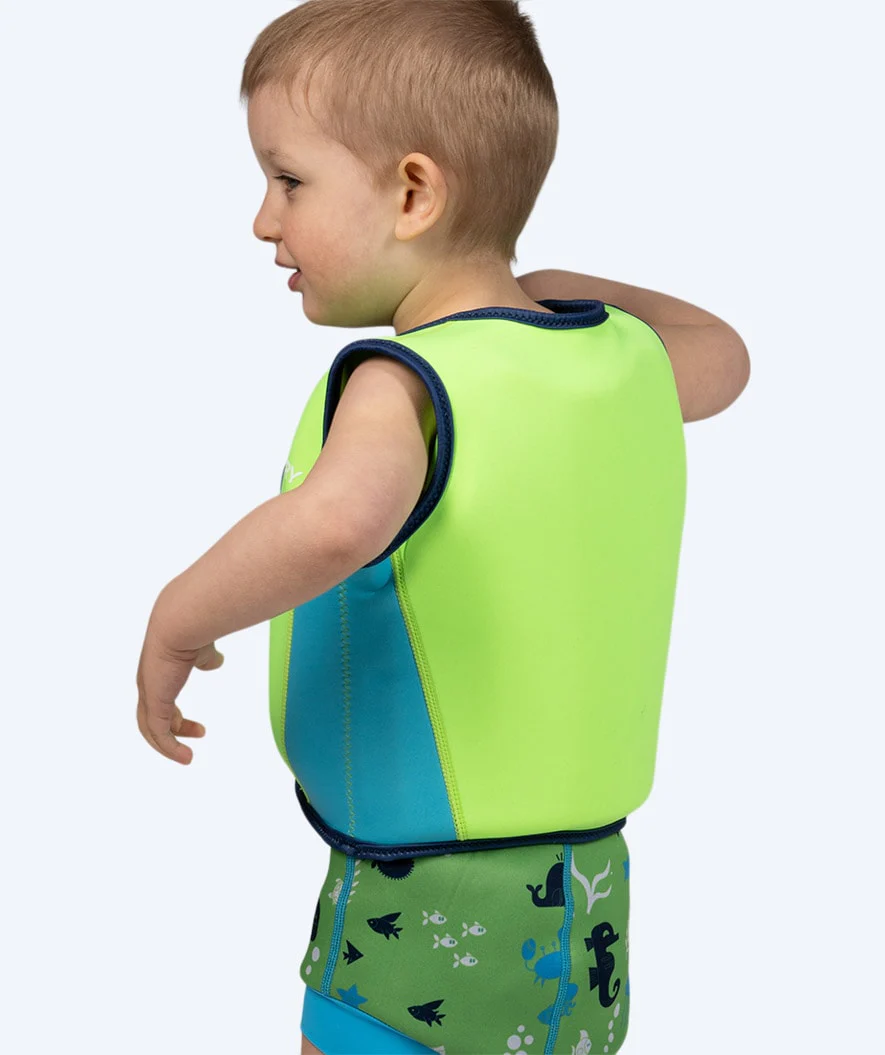 Watery swim vest for kids (2-8) - Basic - Green - Image 9