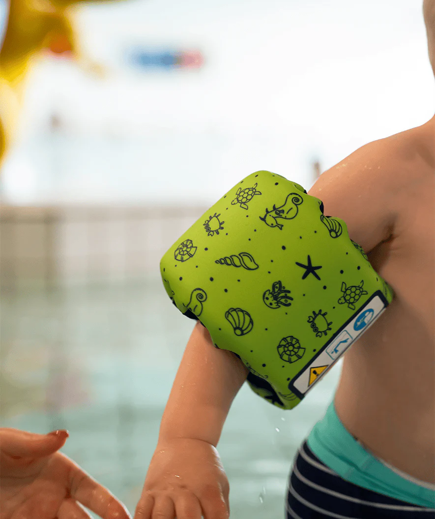 Watery armbands for kids - Splashy (11-30kg) - Green - Image 6