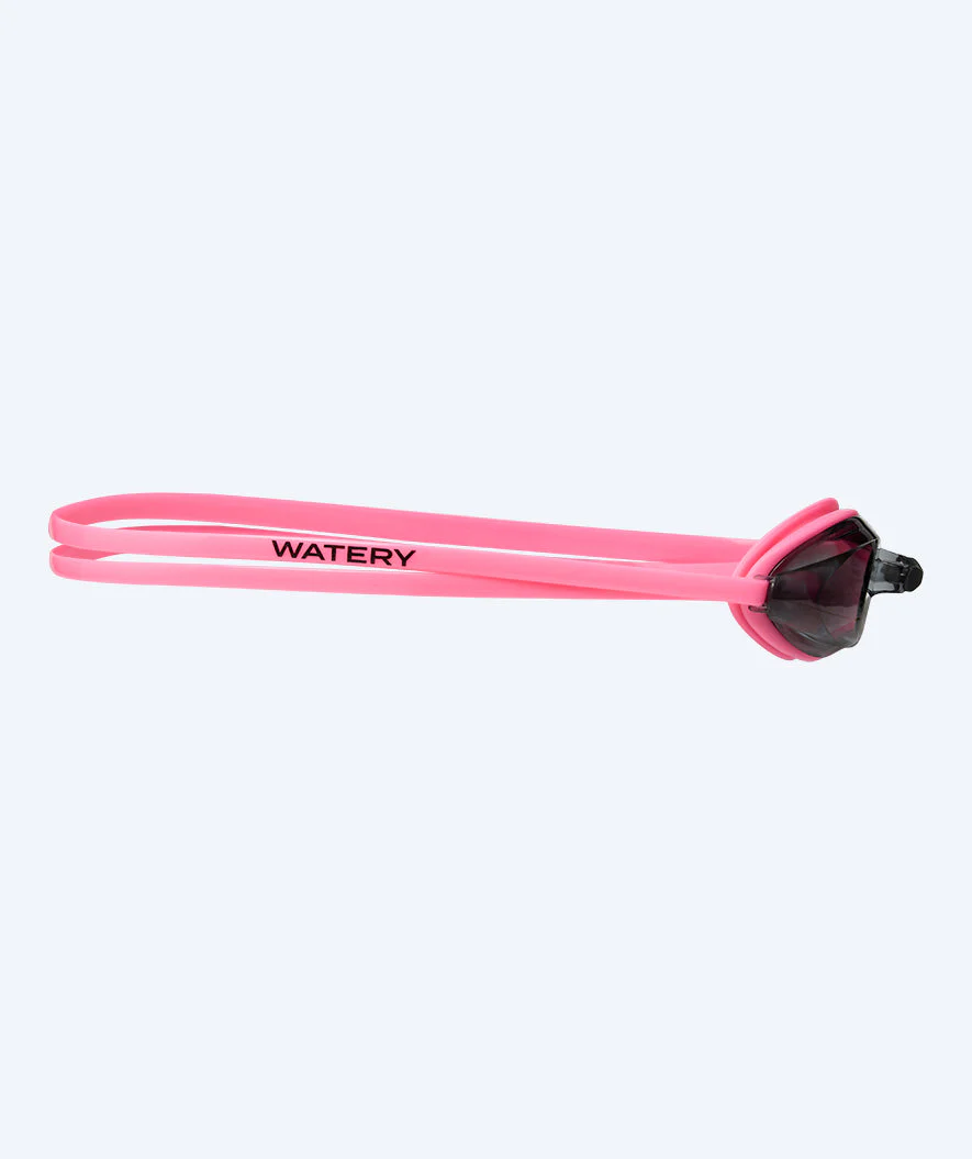 Watery swimming goggles for kids - Catch - Pink (Smoke lens) - Image 3