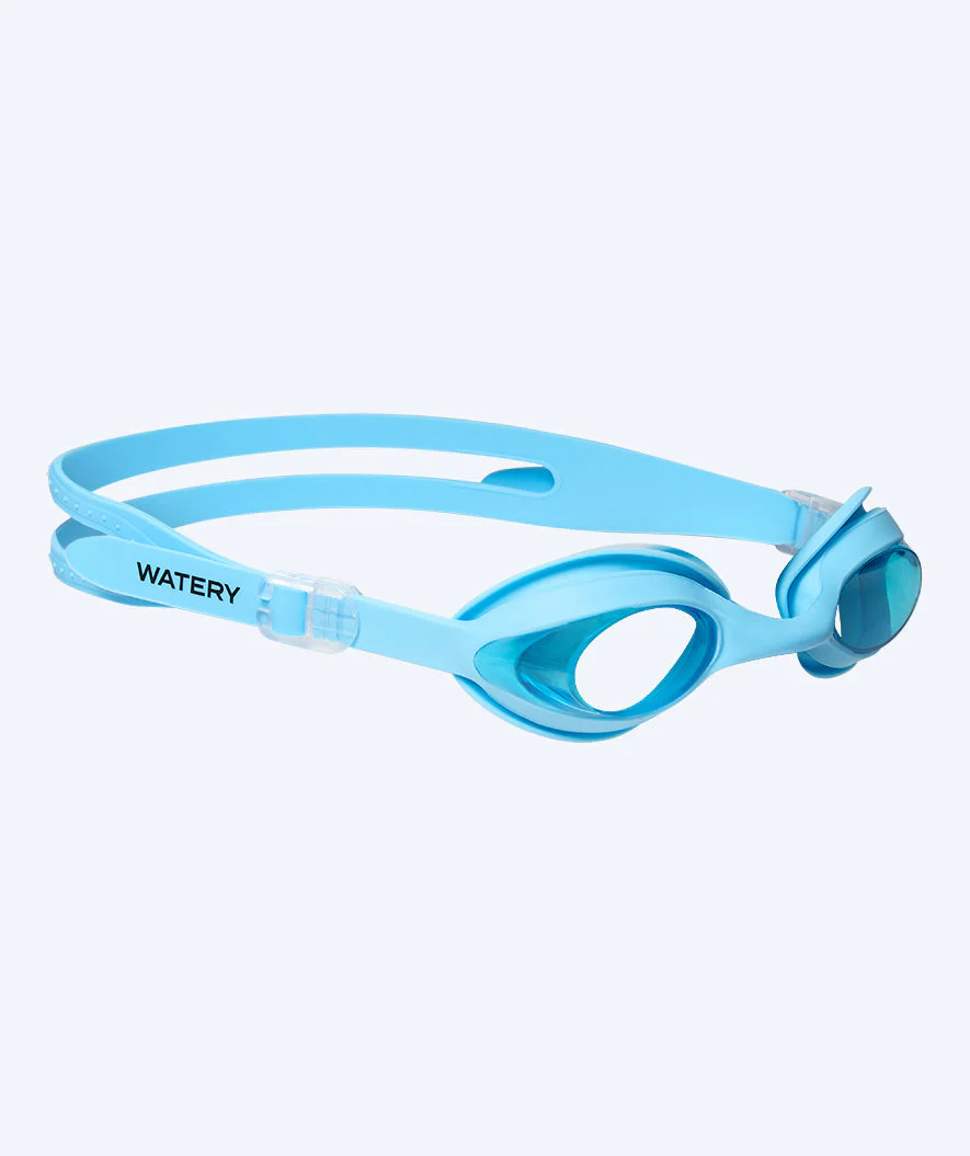 Watery swimming goggles for kids - Goose - Blue