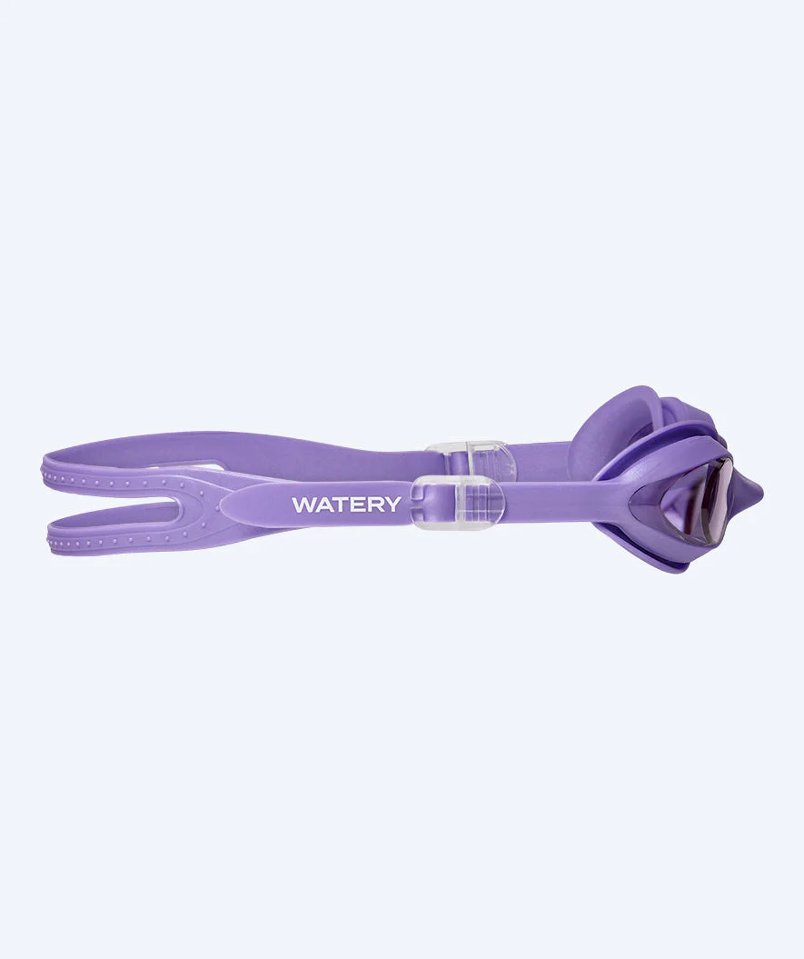 Watery swimming goggles for kids - Goose - Purple - Image 3