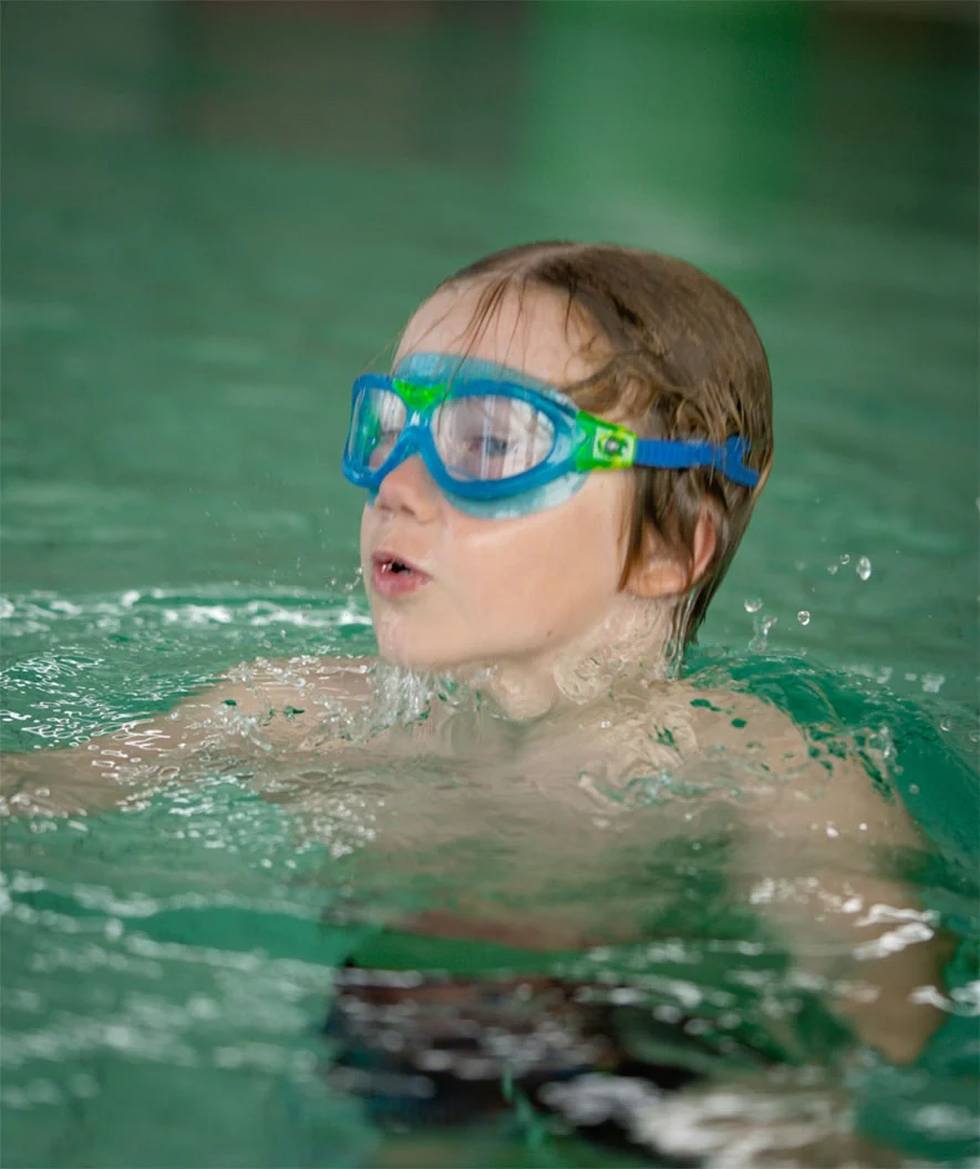 Watery swimming goggles for kids - Mantis 2.0 - Atlantic Blue/clear - Image 13