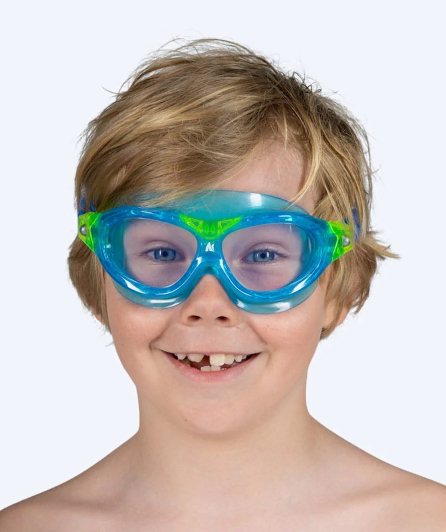 Watery swimming goggles for kids - Mantis 2.0 - Atlantic Blue/clear - Image 7