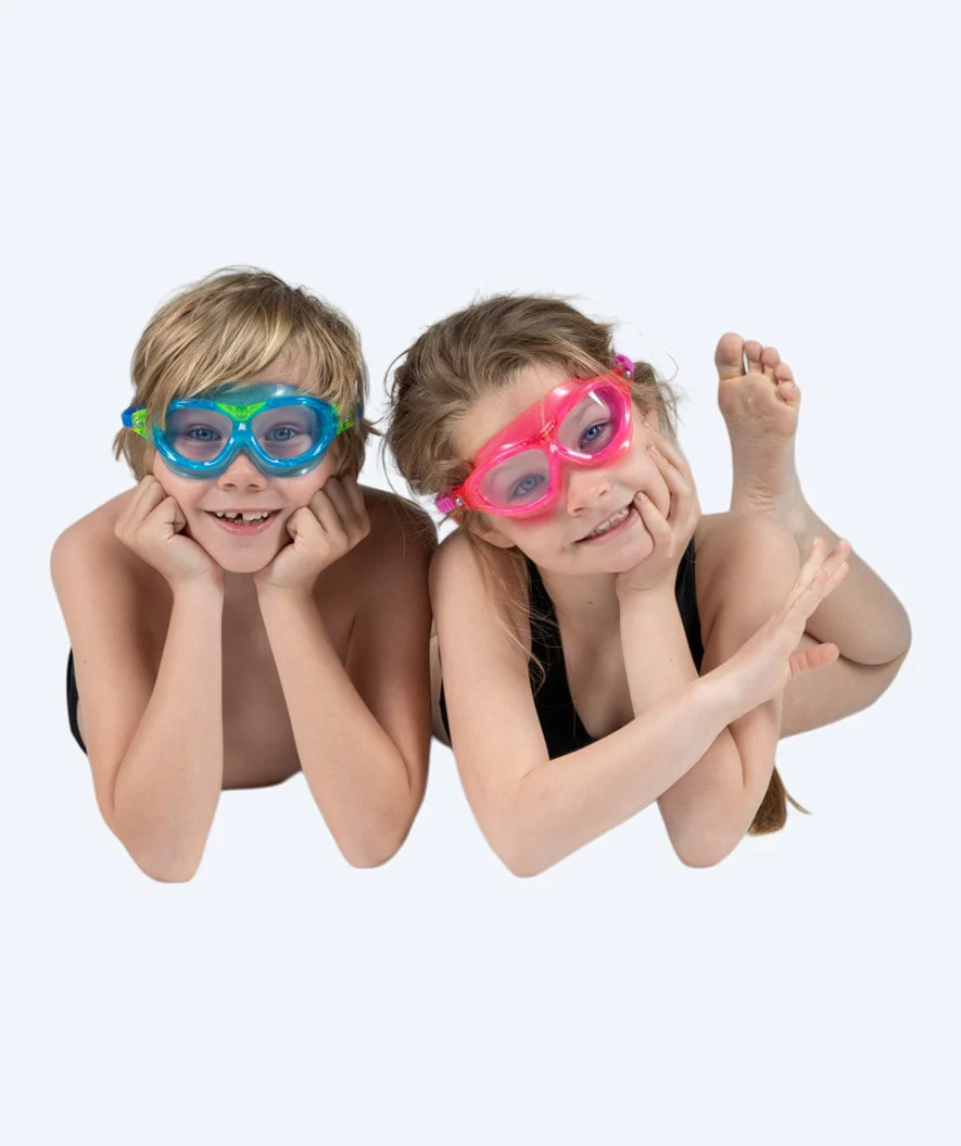 Watery swimming goggles for kids - Mantis 2.0 - Atlantic Pink/clear - Image 11