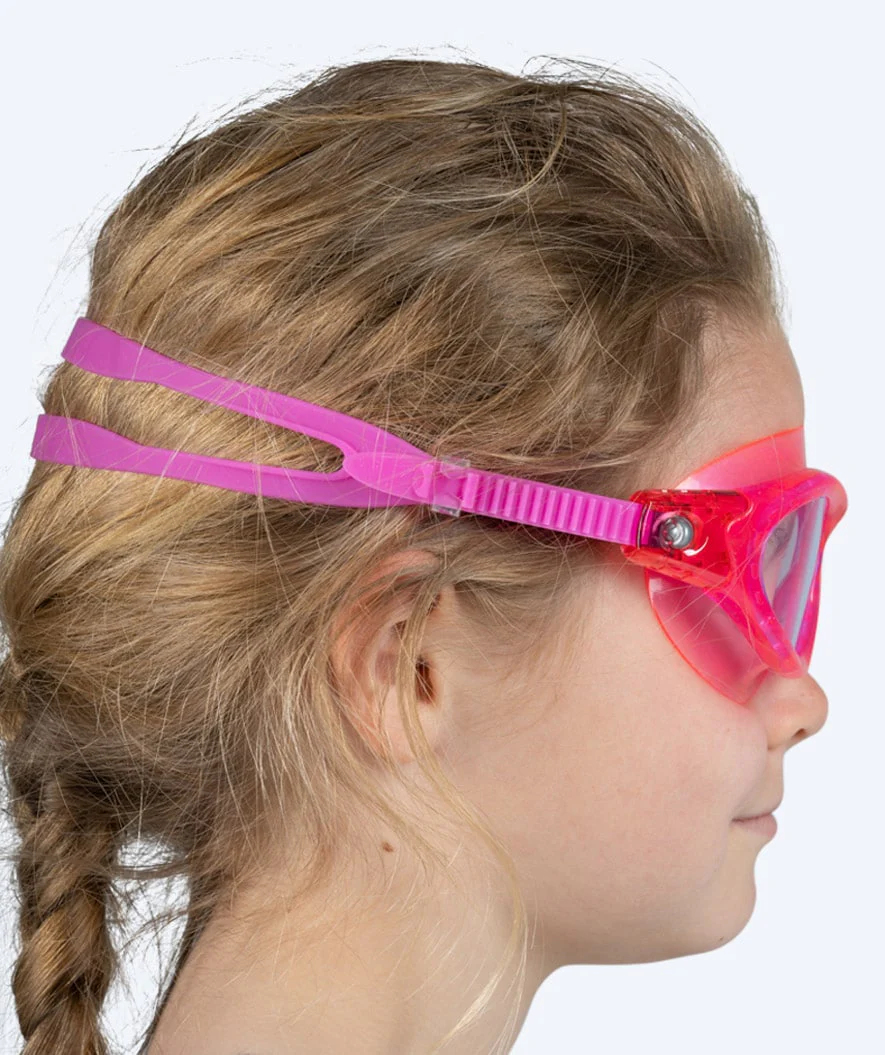 Watery swimming goggles for kids - Mantis 2.0 - Atlantic Pink/clear - Image 9