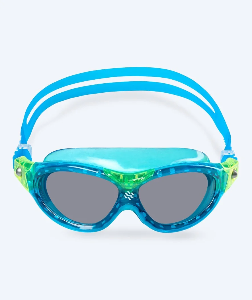 Watery swimming goggles for kids - Mantis 2.0 - Blue (Smoke lens) - Image 2