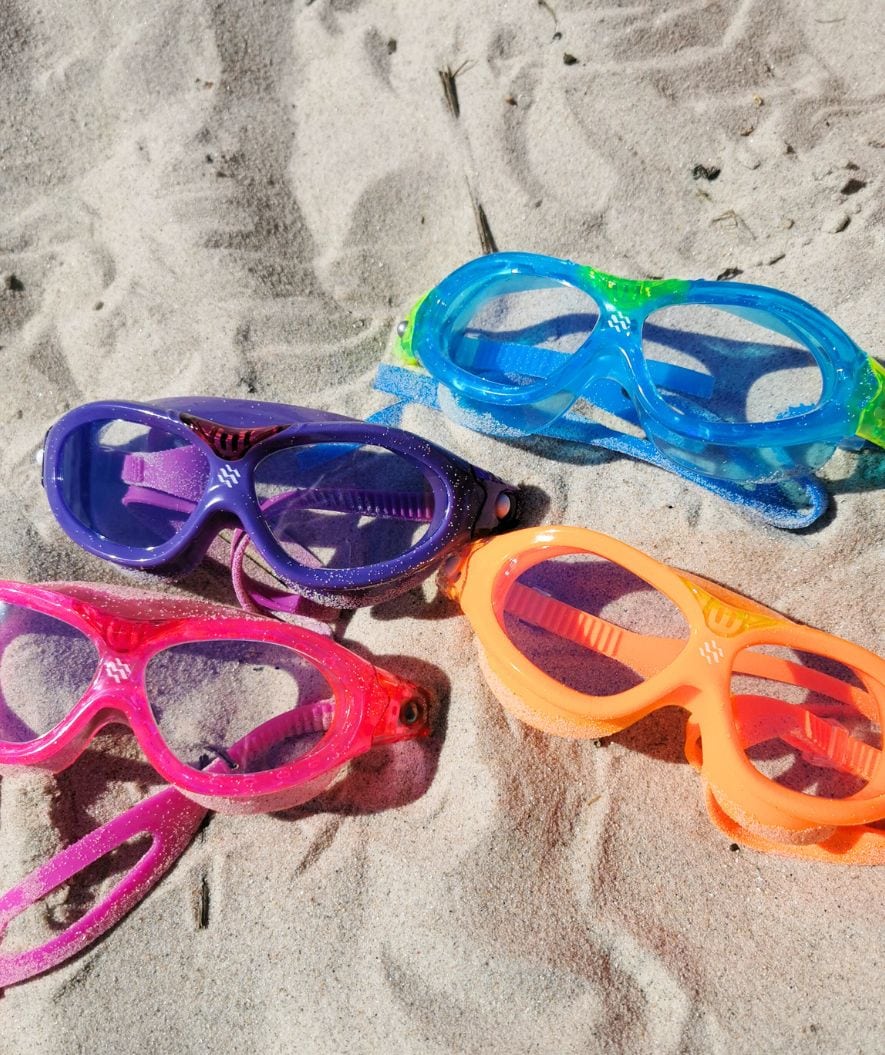 Watery swimming goggles for kids - Mantis 2.0 - Blue (Smoke lens) - Image 7