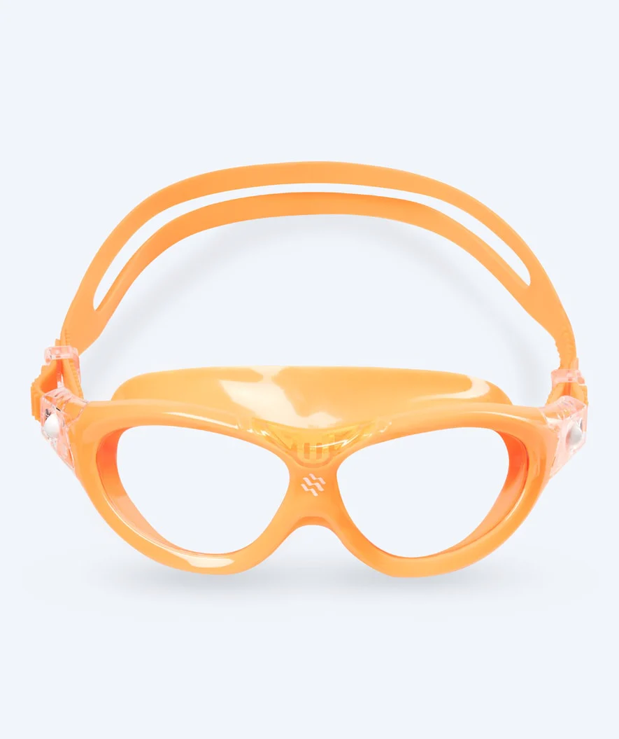 Watery swimming goggles for kids - Mantis 2.0 - Orange/clear - Image 2