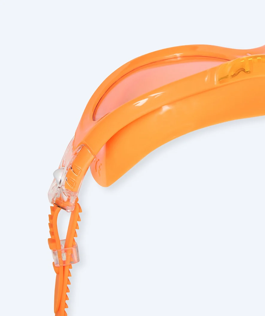 Watery swimming goggles for kids - Mantis 2.0 - Orange/clear - Image 8