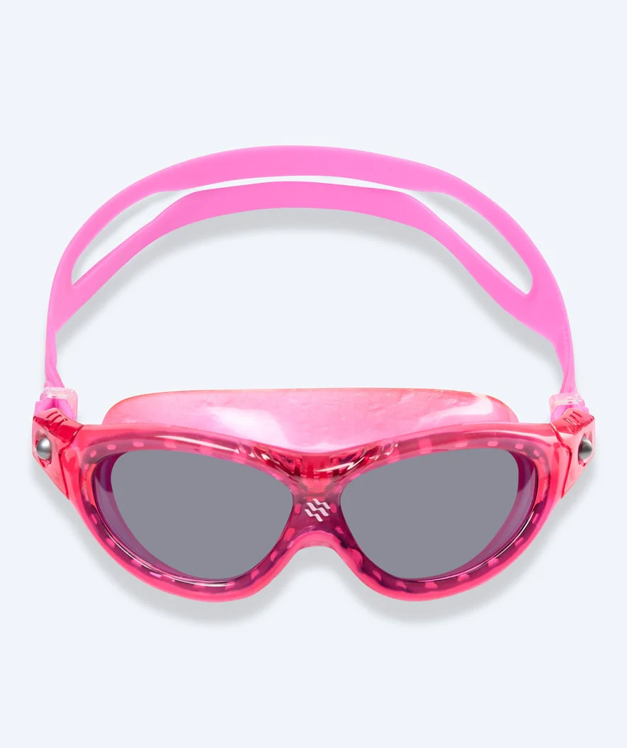 Watery swimming goggles for kids - Mantis 2.0 - Pink (Smoke lens) - Image 2
